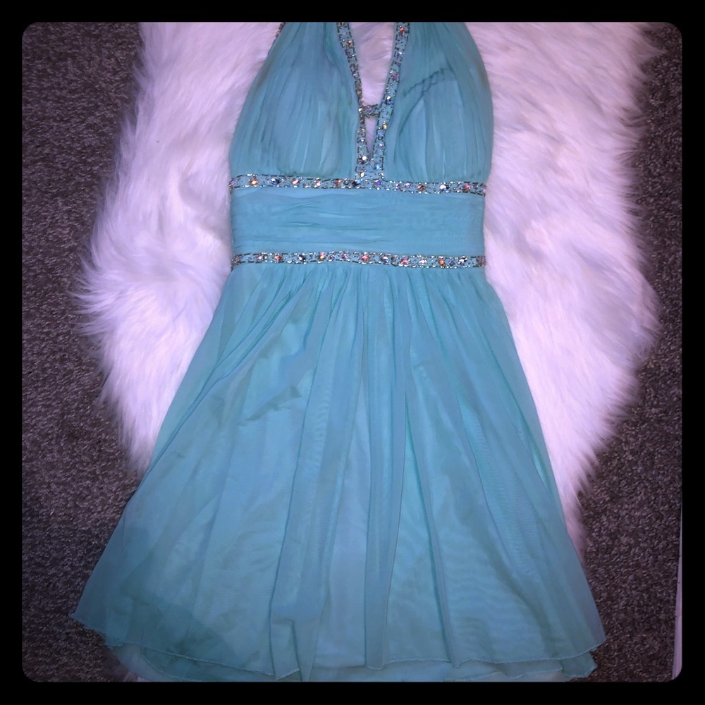 Light blue formal dress